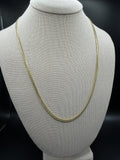 22" 14k Yellow Gold Cuban 3mm 15.2g