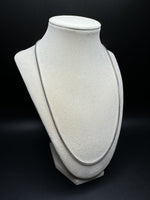 22” 14k White Gold Franco 2.2mm 13.14g