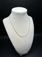 16” 14k Rose Gold Paperclip Chain 2mm 3.5g