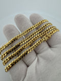 22” 10k Yellow Gold Cuban 5mm 39.2g
