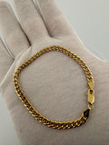7.5” 14k Yellow Gold Cuban 4.5mm 4.31g
