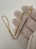 18” 14k Yellow Gold Box Chain 1.7mm 9.7g