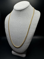 24” 14k Yellow Gold Cuban 4mm 34.7g