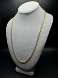 24” 14k Yellow Gold Cuban 4mm 34.7g