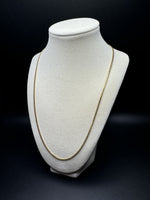 22” 10k Yellow Gold Cuban 2mm 8.7g