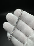 7” 3ctw Moissanite Silver Tennis Bracelet 3.5mm