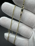 18” 14k Yellow Gold Rope 1.5mm 3.5g