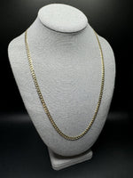 24” 14k Yellow Gold Curb 5mm 14.6g