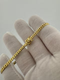 8” 10k Yellow Gold Cuban 4mm 9.8g