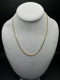 18” 10k Yellow Gold Cuban 3mm 12.43g