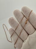 20” 14k Rose Gold Franco 1mm 2.45g