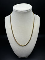 18” 10k Yellow Gold Cuban 4mm 19.6g