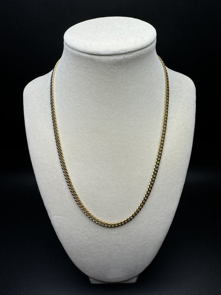 18” 10k Yellow Gold Cuban 4mm 19.6g