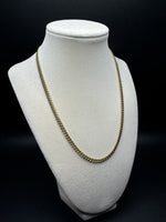 18” 10k Yellow Gold Cuban 4mm 19.6g