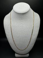 24” 14k Yellow Gold Curb 3.5mm 8.9g