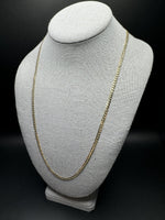 24” 14k Yellow Gold Curb 3.5mm 8.9g