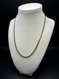 18” 10k Yellow Gold Cuban 4mm 19.6g