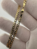 24” 14k Yellow Gold Curb 3.5mm 8.9g