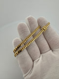 18” 10k Yellow Gold Cuban 4mm 19.6g