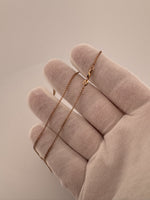 18” 14k Rose Gold Wheat Chain 1.3mm 1.8g