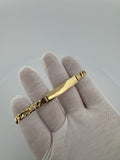 8” 14k Yellow Gold Curb ID Bracelet 6mm 11.2g