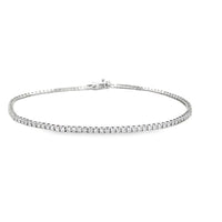 7” 14k White Gold 1ctw VS/VVS Lab Diamond Tennis Bracelet $850