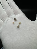 14k Yellow Gold 2ctw Fully Certified EGL Lab Diamond Studs