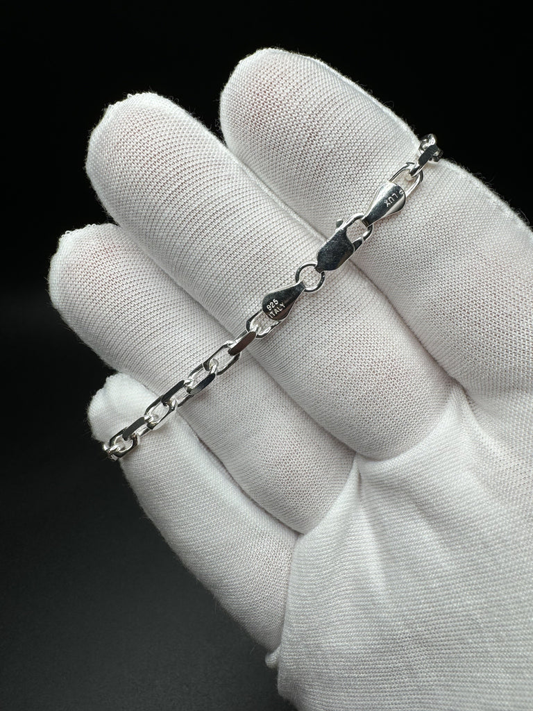 3.5mm 925 Silver Heavy Anchor Link Chain | Ott Family Jewelry