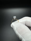 Size 7 14k Yellow Gold 1ct E VVS2 Round Lab Diamond Solitaire Engagement Ring EGL Certified 2.04g