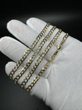 24” 14k Yellow Gold Curb 5mm 14.6g