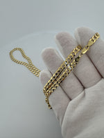 24” 14k Yellow Gold Curb 6mm 20.9g