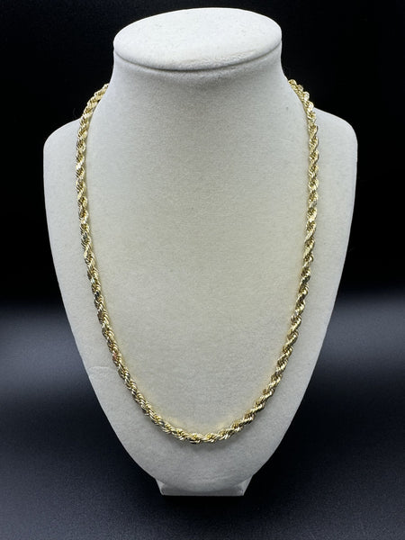 20” 10k Yellow Gold Rope 5mm 8.05g