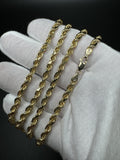 22” 14k Yellow Gold Rope 4.5mm 40.3g