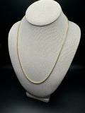 22” 10k Yellow Gold Franco 2mm 12.34g