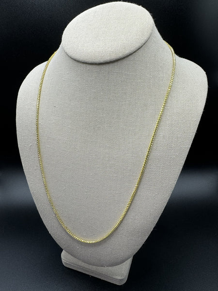 24” 14k Yellow Gold Franco 2mm 14.22g