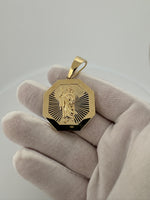 2” 14k Yellow Gold Full Body Jesus Pendant 10mm Bail 12.2g