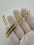 22” 14k Yellow Gold Cuban 4mm 27.0g