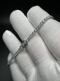8” 14k White Gold 5ctw VS/VVS Lab Diamond Tennis Bracelet 2.7mm 9.4g
