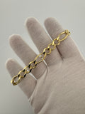 9” 10k Yellow Gold Figaro 10mm 18g