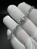 7.25” Silver 10ctw E-F VS/VVS Lab Diamond Tennis Bracelet