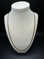 22” 10k Yellow Gold Cuban 4mm 23.9g