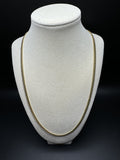 22” 10k Yellow Gold Cuban 4mm 23.9g