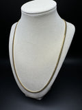 22” 10k Yellow Gold Cuban 4mm 23.9g