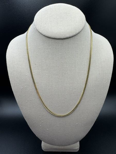 20” 10k Yellow Gold Cuban 3mm 13.8g