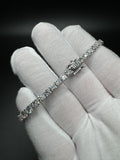 7.25” Silver 10ctw E-F VS/VVS Lab Diamond Tennis Bracelet