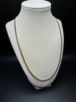 22” 10k Yellow Gold Cuban 4mm 23.9g