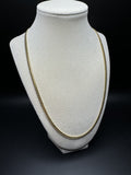 22” 10k Yellow Gold Cuban 4mm 23.9g