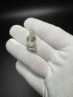 1.25” 10k Yellow Gold 1/2ctw Natural Diamond Jesus Piece 3.7mm Bail 4.0g
