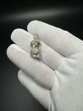 1.25” 10k Yellow Gold 1/2ctw Natural Diamond Jesus Piece 3.7mm Bail 4.0g