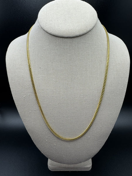 22” 10k Yellow Gold Cuban 3mm 18.5g